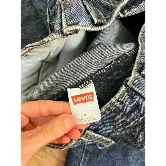 Vintage Levi's 900 Series Mom Blue Jeans Brown Tag Women's 31X31 Made In USA - Picture 3 of 12